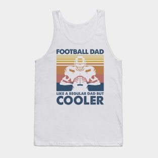 Football Dad Vintage Gift Father's Day Tank Top